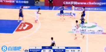 掀起反扑！卡尔顿接孙铭徽背后妙传迎着杨瀚森双手暴扣打停青岛