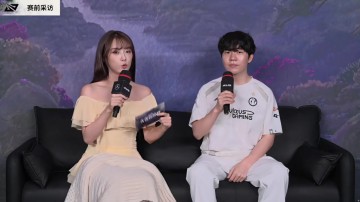 怎么还打哈欠了！赛前采访Rookie：赛程比较紧但我们队是比较有经验的选手