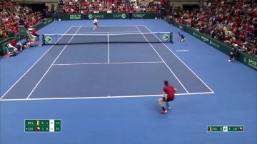 戴维斯杯争议!智利选手被对手撞伤拒绝比赛,连续超时被罚局落败