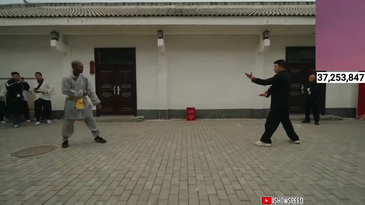 啥时候赐号！甲亢哥Speed跟师傅对打练习获称赞：你在这里坚持练五年 会成为功夫大师