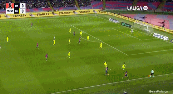 门将神了！亚马尔风骚外脚背，奥尔莫反越位单刀被罗曼单掌封出