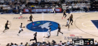 继续追！爱德华兹强攻内线打成并造犯规 加罚也有